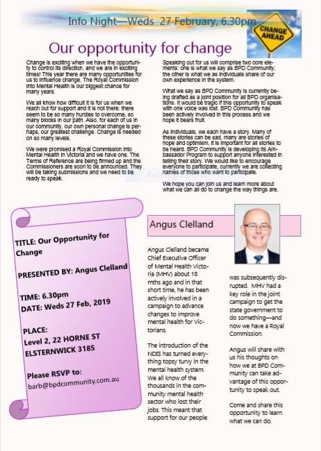 Our Opportunity for Change